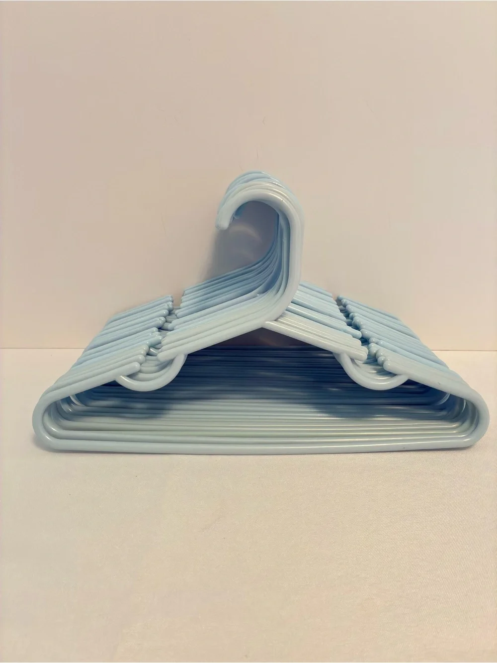 Kid's Clothing Hangers Blue Set of 30